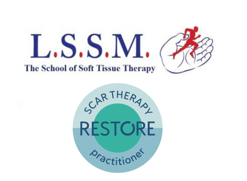 London School of Sports Massage and RESTORE Scar Therapy practitioner